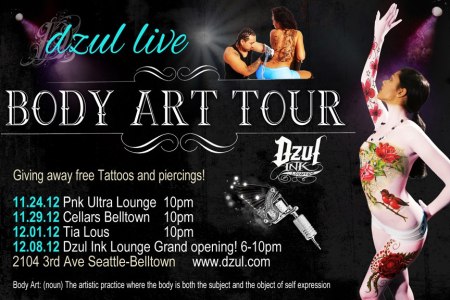 tattoo and airbrush seattle tour